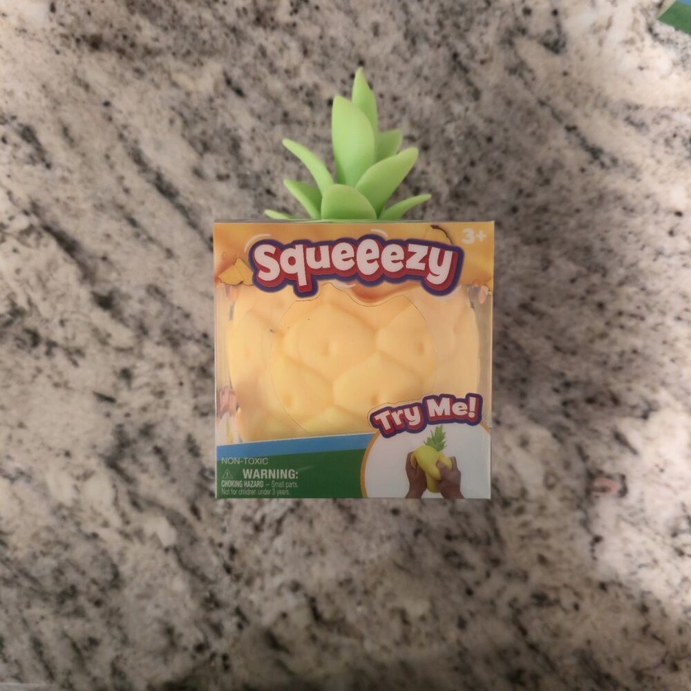 Squeeezy Pineapple Sunny Days Squishy Stress Toy